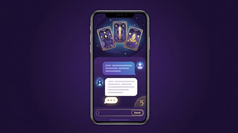 Follow-up conversation with AI tarot reader